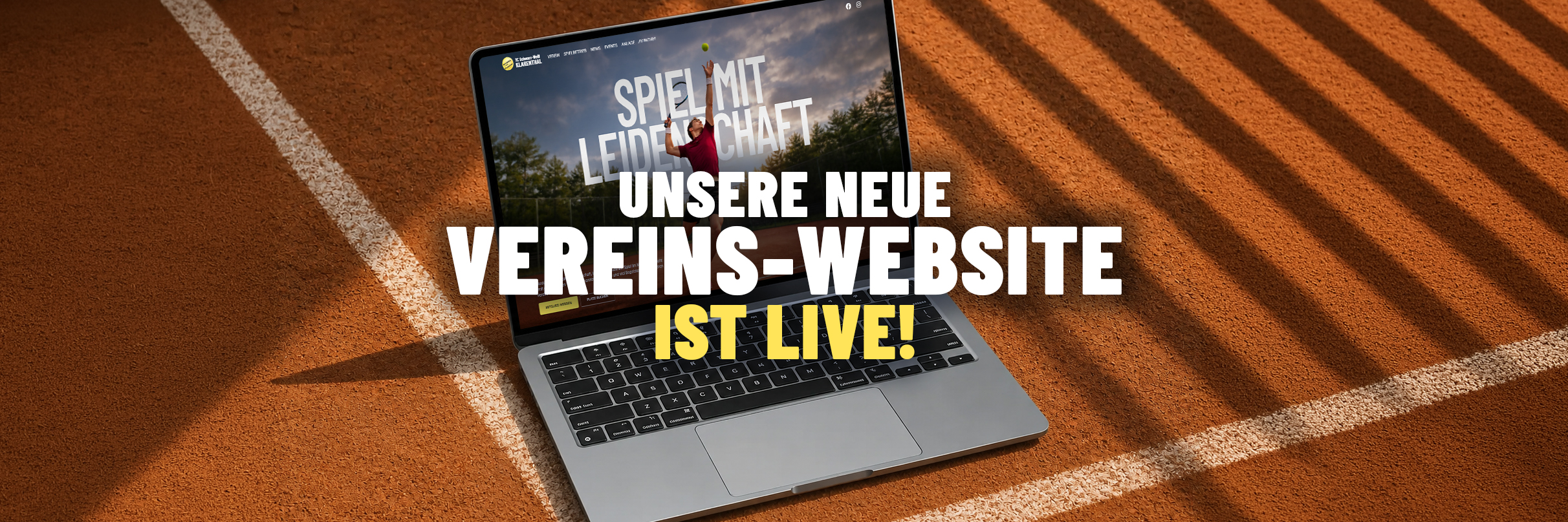 Unsere neue Vereinswebsite ist online!